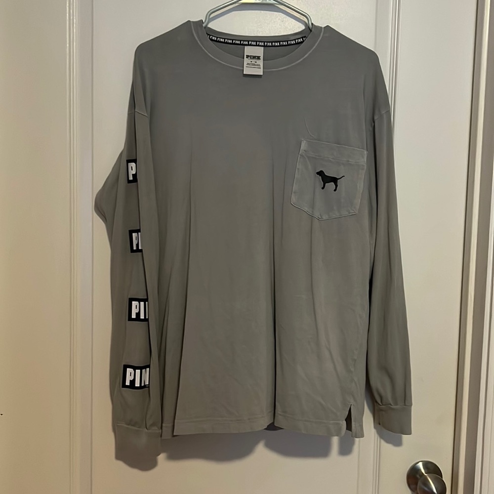 Gray PINK tee